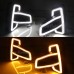 Светодиодные дневные ходовые огни для Toyota Hilux бело