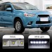 Светодиодные дневные ходовые огни Mitsubishi ASX белого