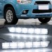 Дневные ходовые огни Mitsubishi ASX, светодиодные, бело