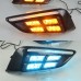 Дневные ходовые огни DRL MG6 белые, желтые, синие LED, 
