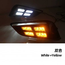 Дневные ходовые огни DRL для MG6, белые и желтые LED, противотуманные фары, до 2023 года.
