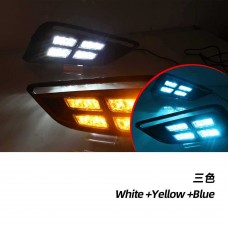 Дневные Ходовые Огни LED для MG6, белые, желтые, синие, противотуманные, до 2023 года выпуска
