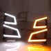 Дневные ходовые огни Isuzu D-Max белого цвета LED