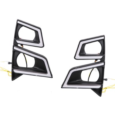 Дневные ходовые огни Isuzu D-Max белого цвета LED