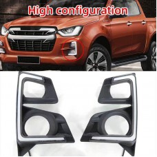 Светодиодные дневные ходовые огни Isuzu D-Max, белый, динамическое поворотное реле, до 2023 года.
