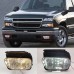 Противотуманная фара Chevrolet Silverado белого цвета и