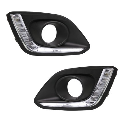 Противотуманные фары Suzuki Swift белого цвета с DRL