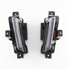 Противотуманные Фары Chevrolet Camaro Zl1 Rs с Желтым Сигналом, Белый Светодиодный Drl (Белый и желтый)
