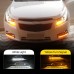 Дневные ходовые огни DRL для Chevrolet Cruze с желтым с