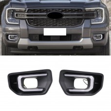 Светодиодные Дневные Ходовые Огни Ford Ranger, Белый, Abs + Светодиод