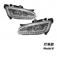 Светодиодные Дневные Ходовые Огни Hyundai Santa Fe, Белый, Водонепроницаемые, Drl, 12 В, Абс + Светодиод