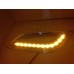 Дневные ходовые огни Hyundai Sonata 8 белого цвета