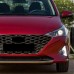 Дневные ходовые огни Hyundai Solaris Accent с желтым ук