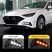 Противотуманные фары для Hyundai Sonata с динамическим 