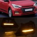 Противотуманные фары Hyundai i20 белого цвета со светод