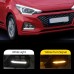 Противотуманные фары Hyundai i20 белого цвета со светод