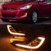 Дневные ходовые огни Hyundai Solaris/Accent/Verna, белы