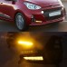 Дневные ходовые огни Hyundai i10 12В LED белого цвета