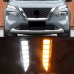 ДХО для Nissan X-Trail, желтые сигнальные лампы, светод