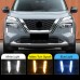 ДХО для Nissan X-Trail, желтые сигнальные лампы, светод