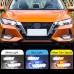 Противотуманные фары DRL для Nissan белого цвета из ABS