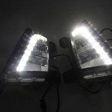 Дневные Ходовые Огни Drl Hyundai Creta Белого Цвета, Светодиодные, Материал Абс