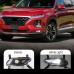 Светодиодные дневные ходовые огни Hyundai Santa Fe бело