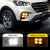 Светодиодные DRL для Hyundai Creta белого цвета