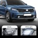 Светодиодные ДХО для Kia Sorento, белый ABS + светодиод
