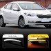 Дневные ходовые огни Kia Cerato K3 белого цвета из ABS 