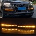 Светодиодные ДХО для Audi Q7, желтый сигнал поворота, б
