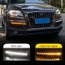 Светодиодные ДХО для Audi Q7, желтый сигнал поворота, б