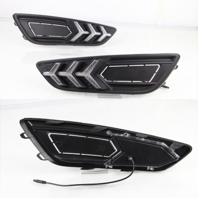 Дневные ходовые огни DRL для Ford Focus с желтым сигнал