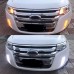 Дневной свет Ford Edge белый АБС с LED, DRL Противотума
