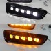 Светодиодные DRL для Ford Raptor F-150 с поворотником, 