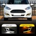 Светодиодные дневные ходовые огни Ford Fiesta белого цв
