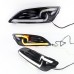 Светодиодные дневные ходовые огни для Ford Fiesta, белы