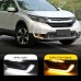 Поворотники и дневные ходовые огни для Honda CR-V белог