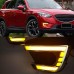 Фары для Mazda CX-5 с поворотником LED DRL, белый АБС +