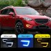 Фары для Mazda CX-5 с поворотником LED DRL, белый АБС +