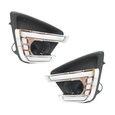 Фары для Mazda CX-5 с поворотником LED DRL, белый АБС +