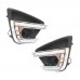 Фары для Mazda CX-5 с поворотником LED DRL, белый АБС +