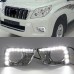 Дневные ходовые огни Toyota Land Cruiser Prado белого ц