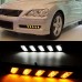 Дневные ходовые огни Toyota MARK X REIZ белого цвета