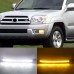 Дневные ходовые огни Toyota 4Runner белого цвета из АБС