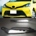 Желтый указатель поворота Toyota Vitz, бампер, противот
