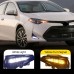 Светодиодные ДХО для Toyota Corolla LE, белого цвета, и

