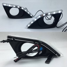 Дневные Ходовые Огни для Toyota Corolla, Светодиодные, Белого Цвета, из Абс + Светодиода