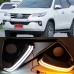 Фара Toyota Fortuner DRL белого цвета из ABS и светодио