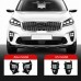 Дневные ходовые огни LED для Kia Sorento белого цвета